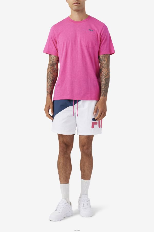 marinho/branco/roxo FILA short de natação fila azul marinho/branco/roxo ama HXJFD670
