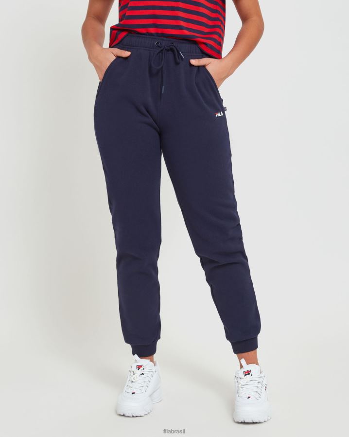 nova marinha FILA calça clássica unissex fila new navy HXJFD2444