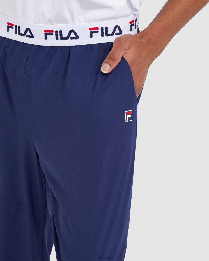 nova marinha FILA calça fila 3/4 wade masculina HXJFD2424