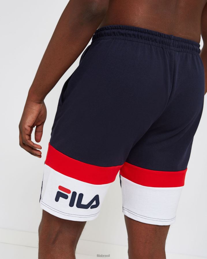 nova marinha FILA short fila unissex verona azul marinho HXJFD2667