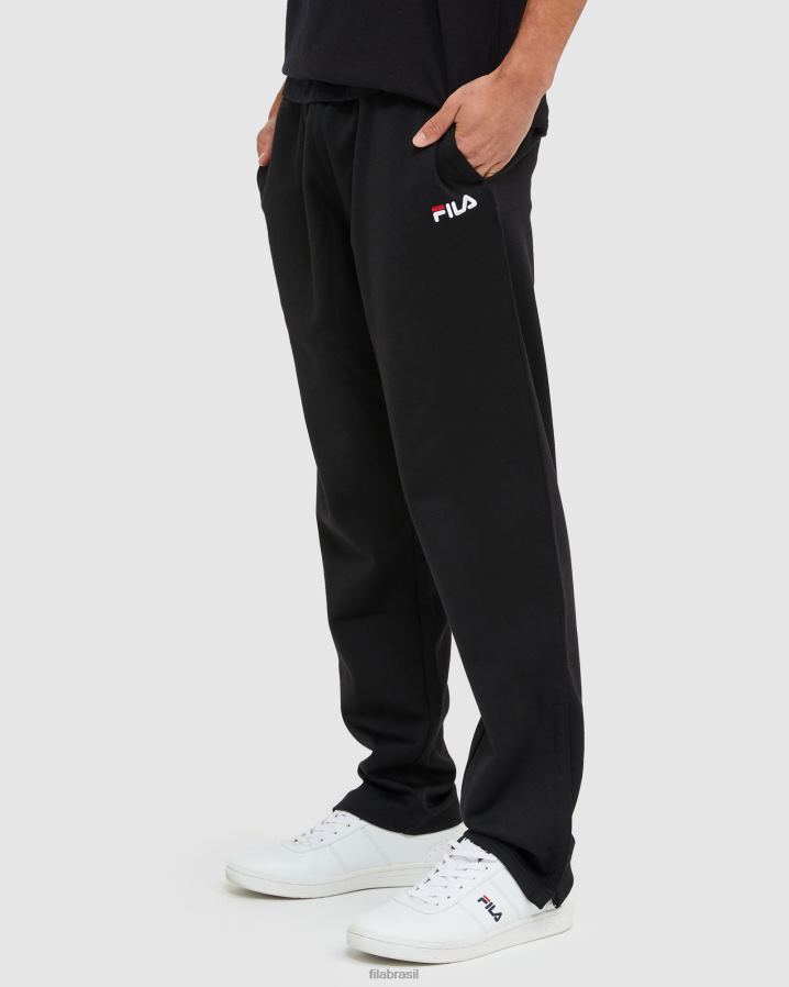 preto FILA calça clássica masculina fila preta HXJFD2441