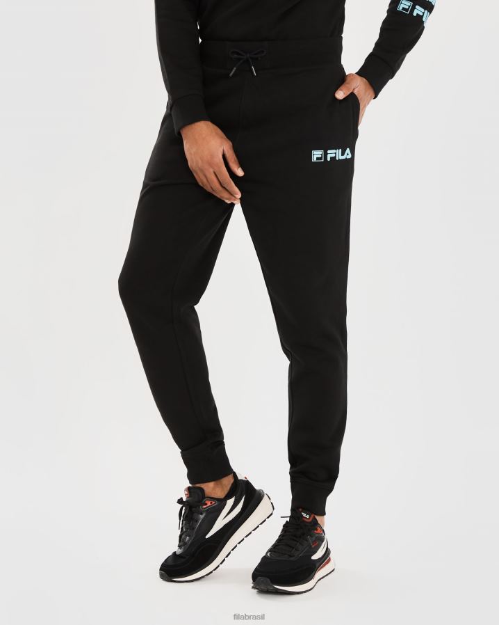 preto FILA calça halsey fila masculina preta HXJFD2316