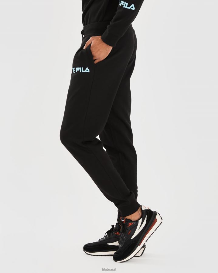preto FILA calça halsey fila masculina preta HXJFD2316