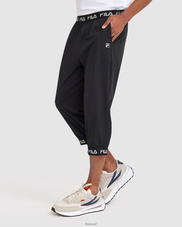 preto FILA calça wade 3/4 masculina fila preta HXJFD2423
