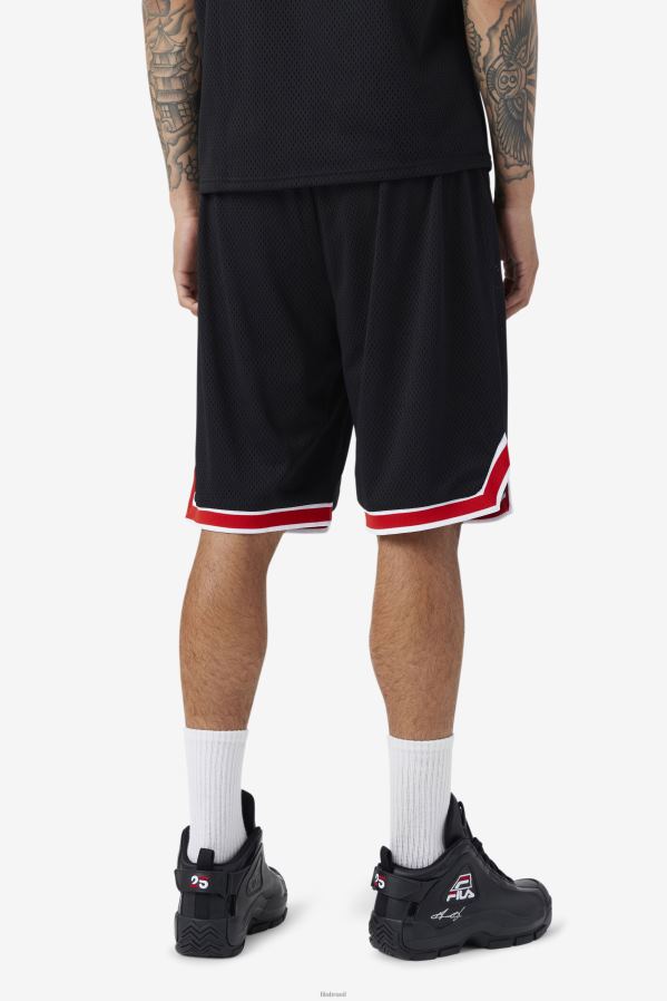 preto/vermelho/branco FILA short de basquete fila preto/vermelho/branco ovi HXJFD724