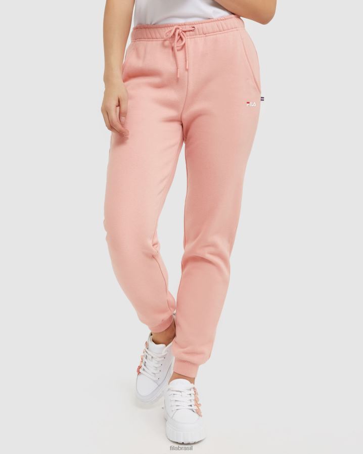 rosa suave FILA calça clássica unissex fila mellow rose HXJFD2456