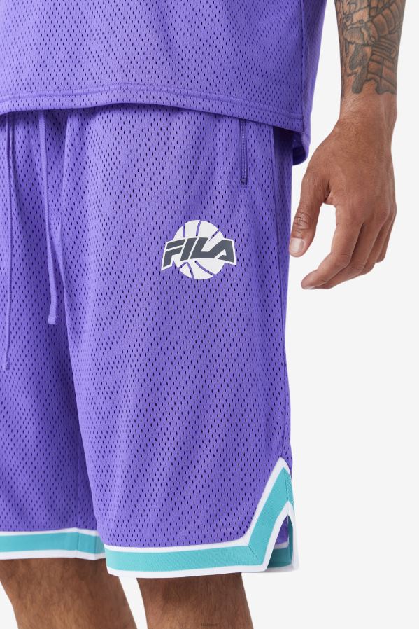 roxo/cerâmica/branco/sombra FILA roxo/cerâmica/branco/sombra ovi basquete short fila HXJFD726