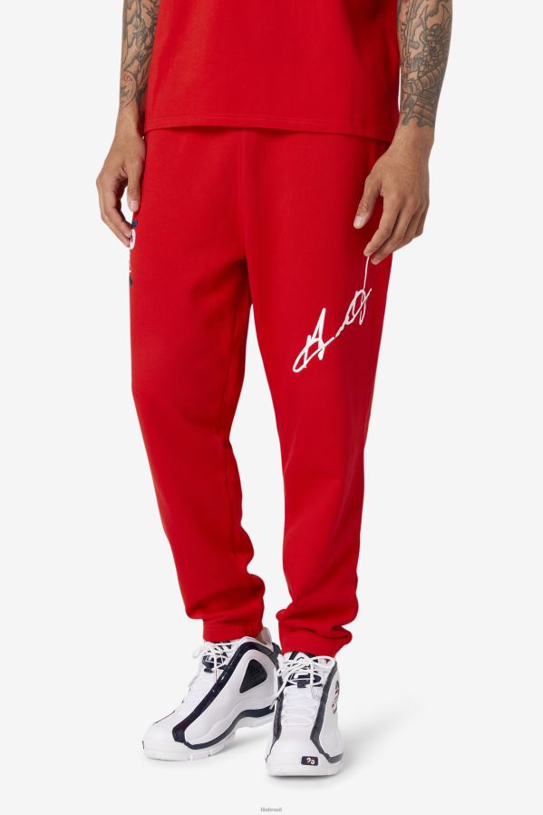 vermelho FILA calça fila vermelha grant hill orson HXJFD591