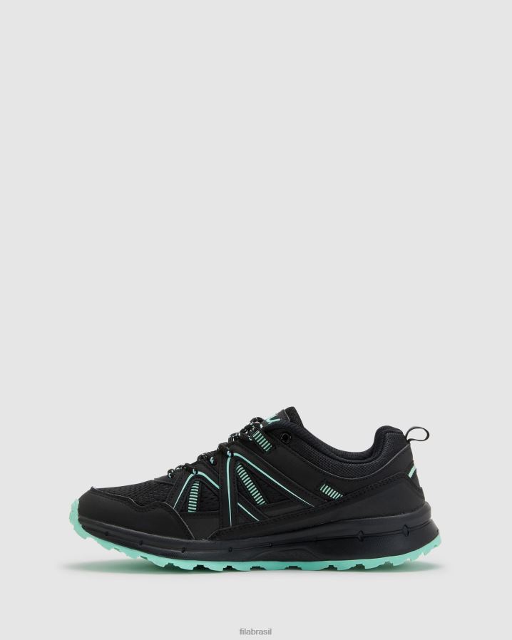 preto/menta FILA fila fila andria preto/mint feminino HXJFD2890