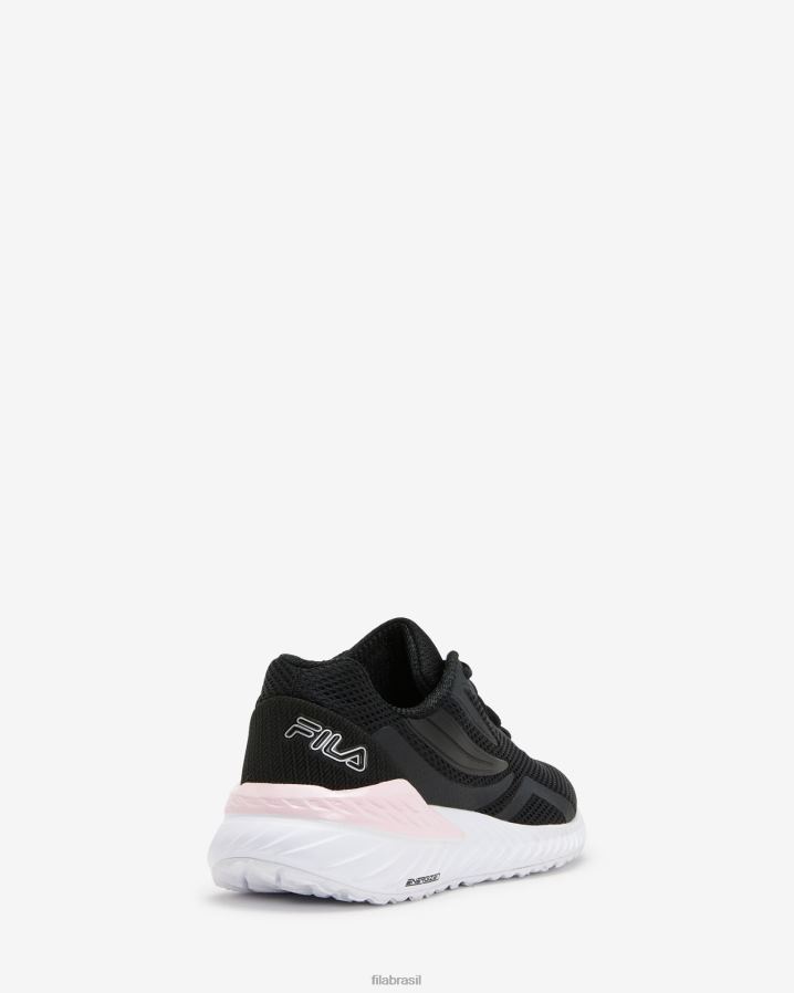 preto/tinta de giz/metsilv FILA fila energizado cypherspeed feminino preto/chalkoink/metsilv HXJFD3030