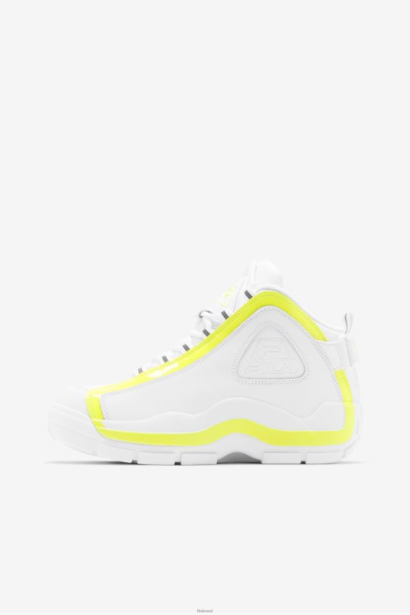 Branco amarelo FILA fila branco/amarelo feminino grant hill 2 HXJFD1186