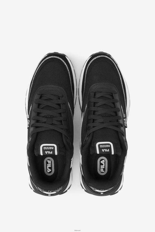 Preto branco FILA fila renno feminino preto e branco HXJFD1222