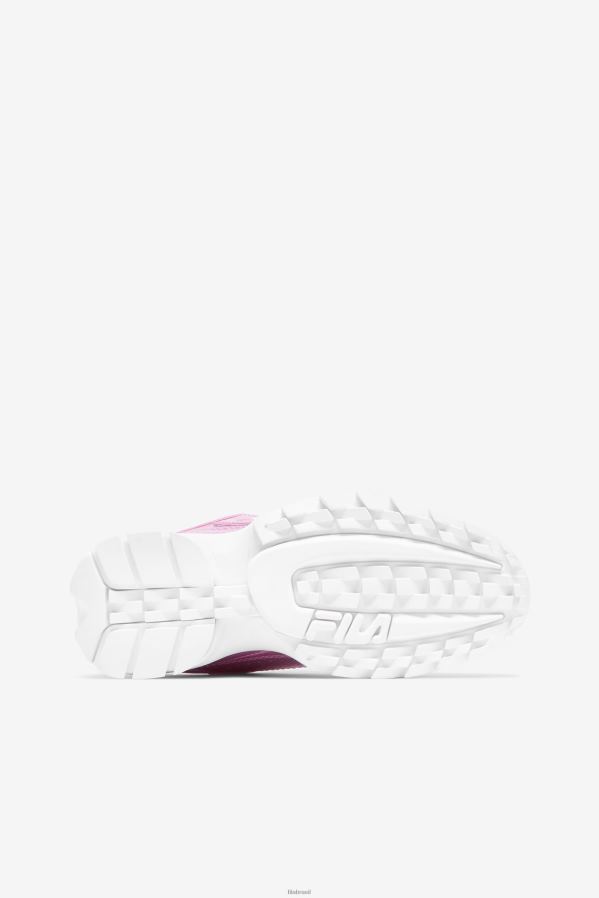 algodão doce/branco FILA algodão doce/branco feminino disruptor 2 premium fila de cobra iridescente HXJFD1236