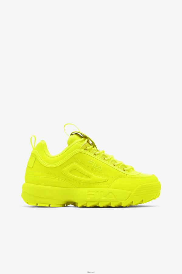 amarelo FILA fila disruptor 2 feminino amarelo HXJFD1165