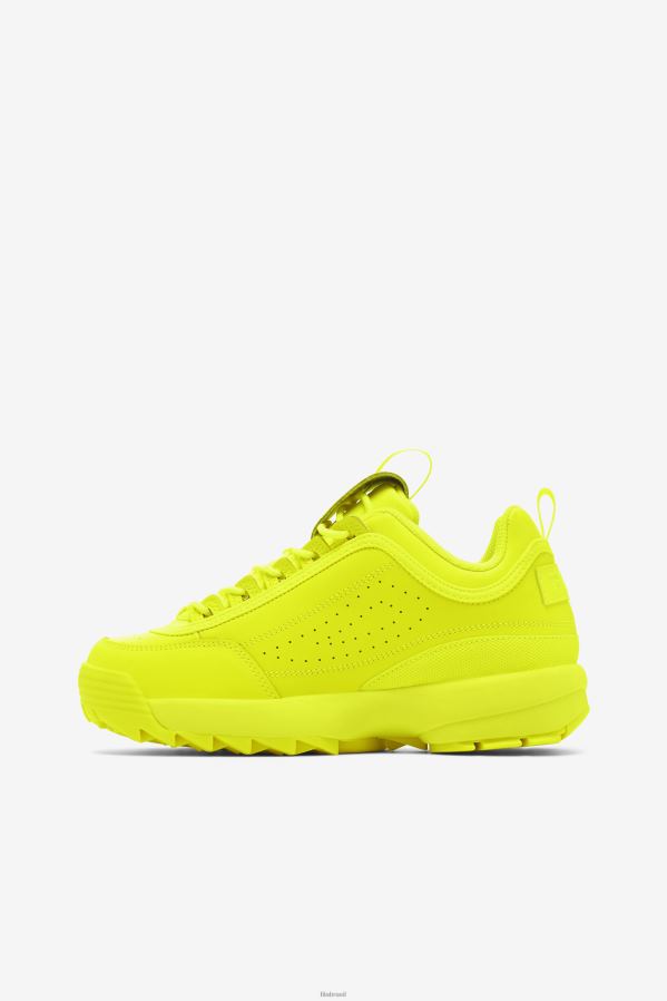 amarelo FILA fila disruptor 2 feminino amarelo HXJFD1165