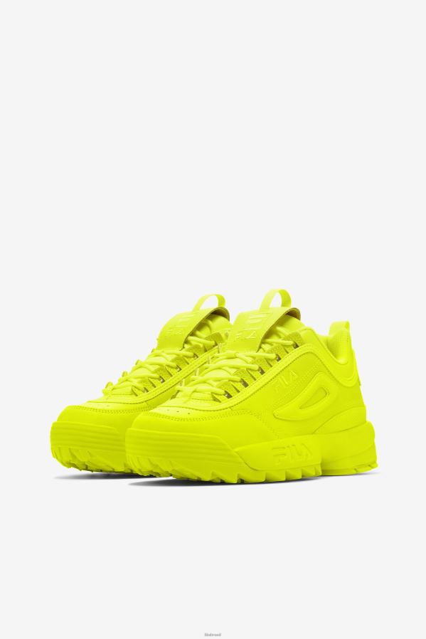 amarelo FILA fila disruptor 2 feminino amarelo HXJFD1165