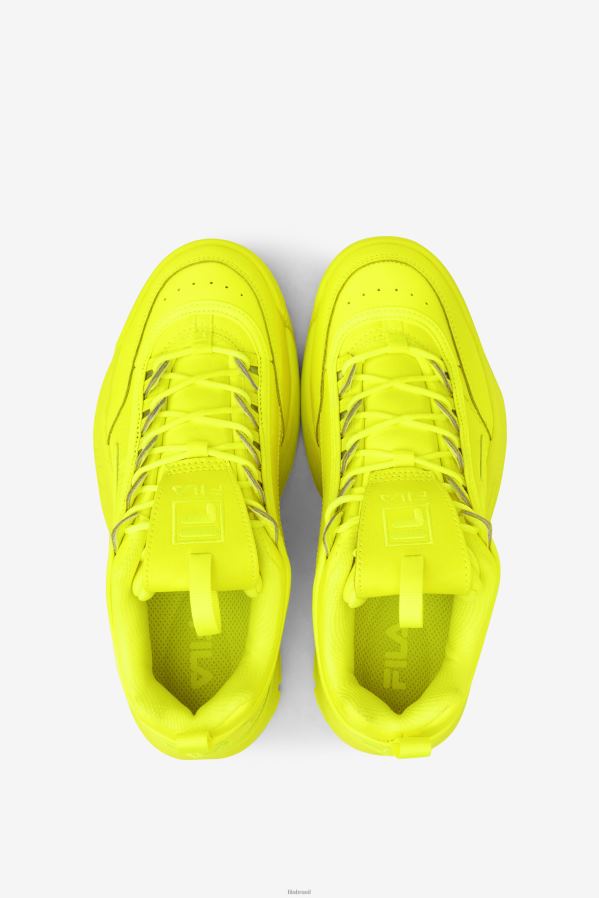amarelo FILA fila disruptor 2 feminino amarelo HXJFD1165