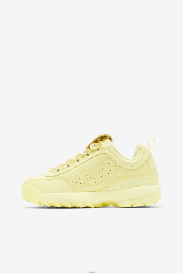 amarelo macio FILA fila disruptor 2 premium amarelo feminino HXJFD1168