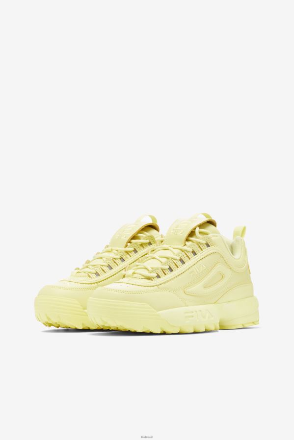 amarelo macio FILA fila disruptor 2 premium amarelo feminino HXJFD1168
