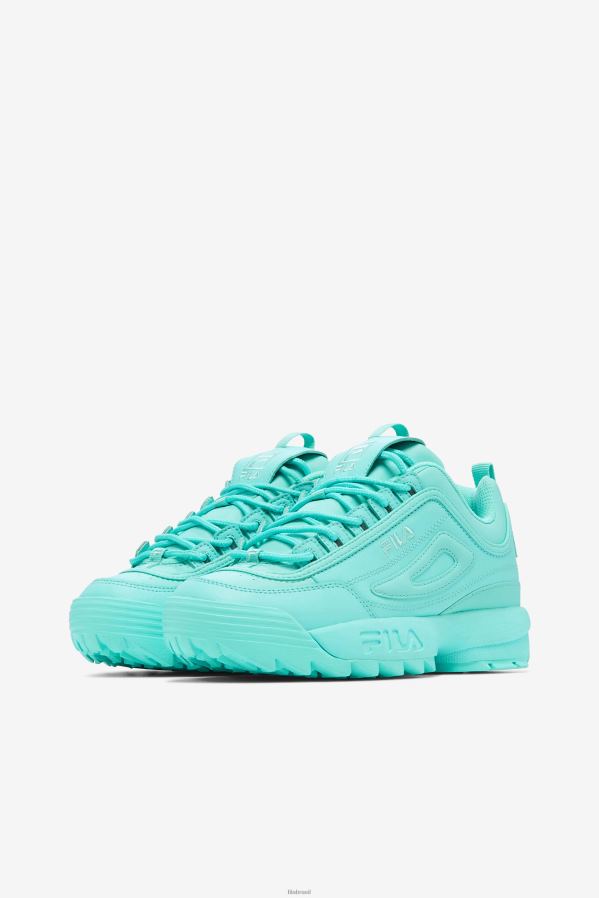 aruba azul FILA disruptor 2 premium fila azul aruba feminino HXJFD1157