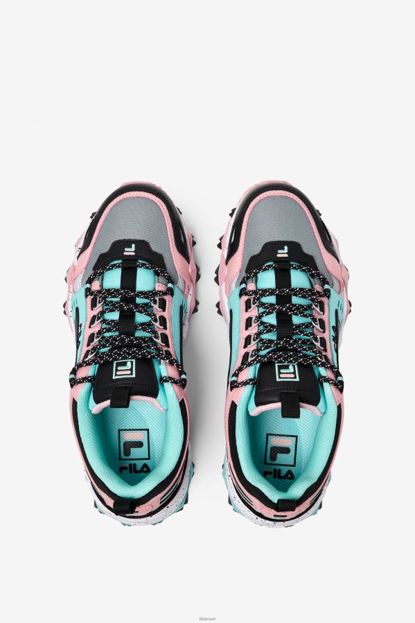 blush azul aruba/preto/coral FILA fila aruba azul/preto/coral blush feminino oakmont tr HXJFD1210