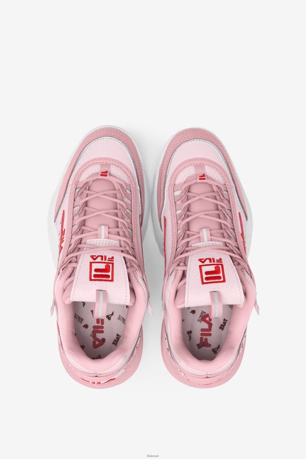 blush coral/rosa/branco FILA fila coral blush/rosa/branco feminino disruptor 2 exp HXJFD1174