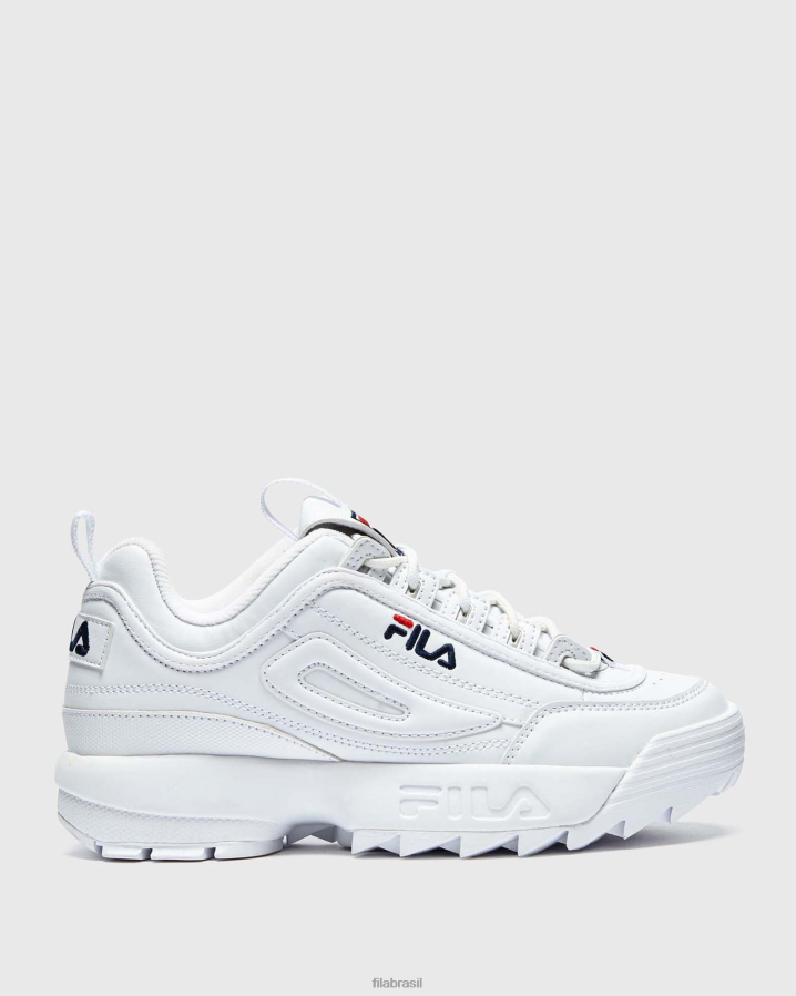 branco FILA disruptor ii fila branco feminino HXJFD3005
