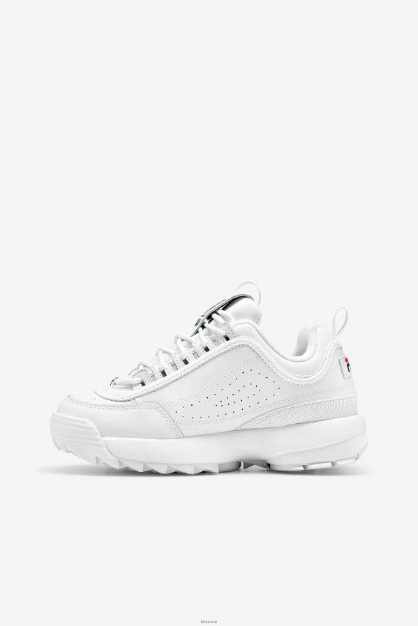 branco/marinho/vermelho FILA disruptor 2 premium fila feminino branco/marinho/vermelho HXJFD1190