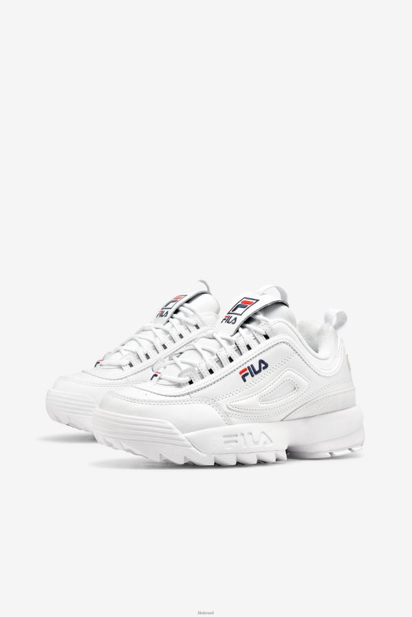 branco/marinho/vermelho FILA disruptor 2 premium fila feminino branco/marinho/vermelho HXJFD1190