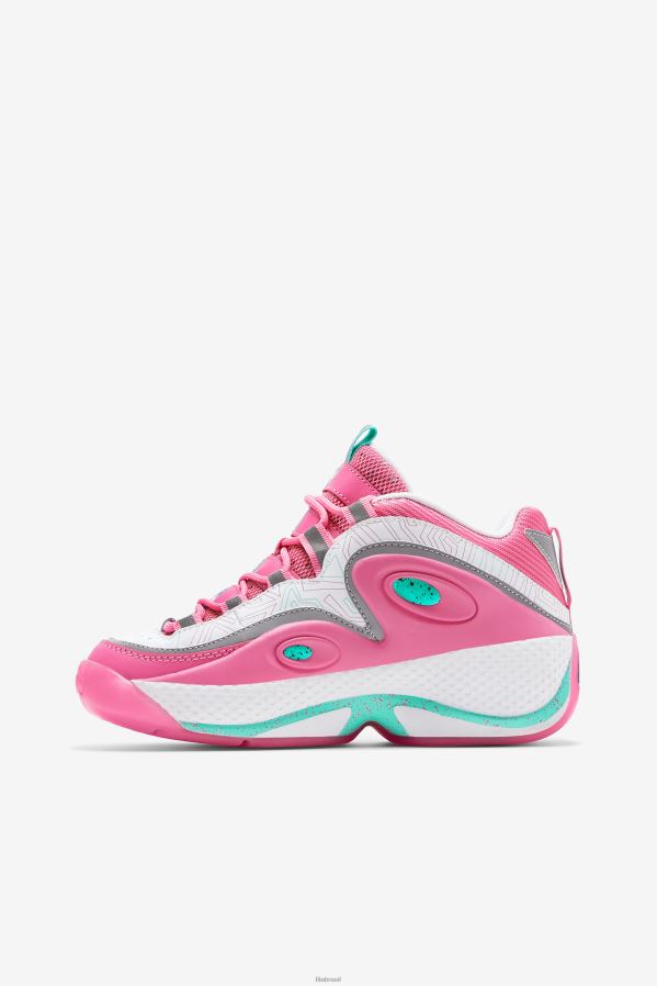 branco/rosa/cacatua FILA fila branco/rosa/cacatua feminino grant hill 3 HXJFD1348