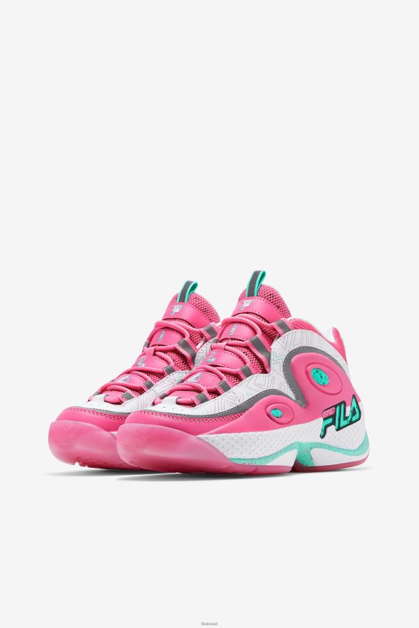 branco/rosa/cacatua FILA fila branco/rosa/cacatua feminino grant hill 3 HXJFD1348