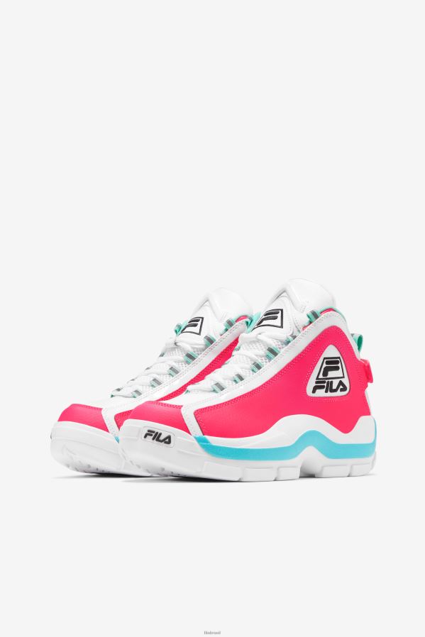 branco/rosa diva/azul FILA feminino grant hill 2 branco/diva rosa/azul fila HXJFD1187