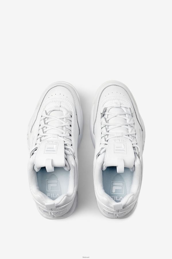 branco triplo FILA fila disruptor 2 premium branco feminino HXJFD1191