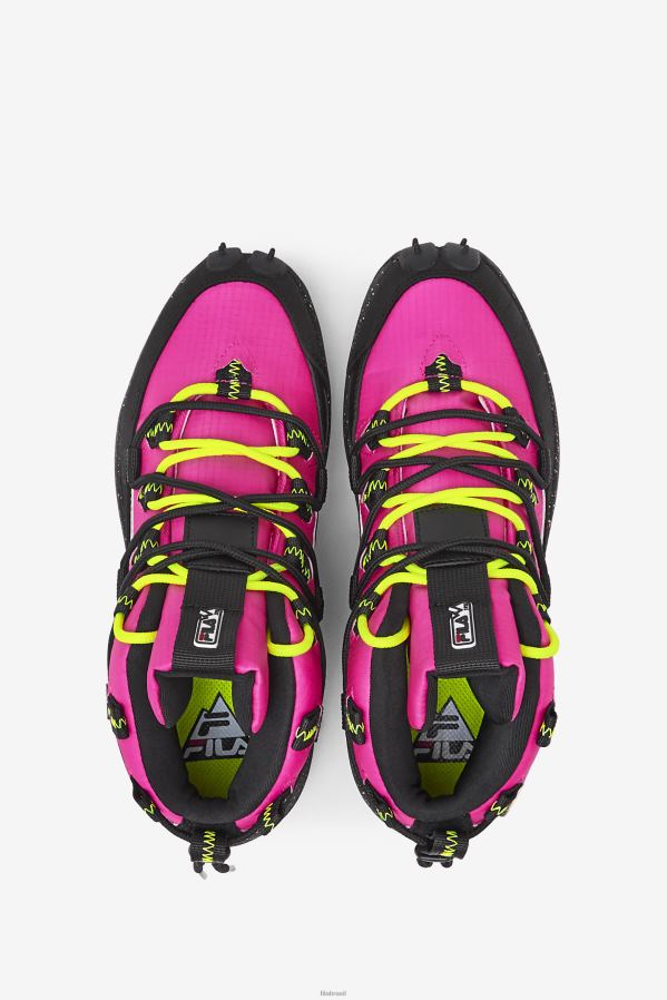 brilho rosa/preto/amarelo FILA feminino grant hill 1 x trailpacer rosa brilho/preto/amarelo fila HXJFD1247