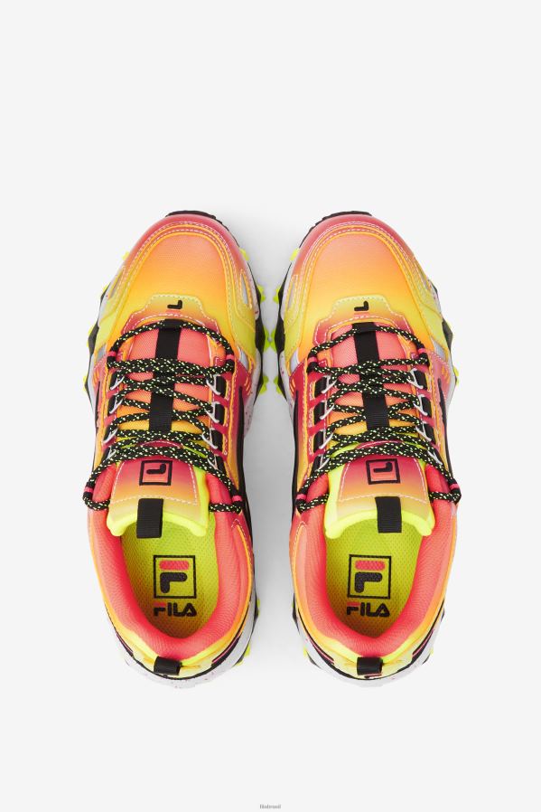 diva rosa/amarelo/preto FILA diva rosa/amarelo/preto fila oakmont tr feminino HXJFD1323