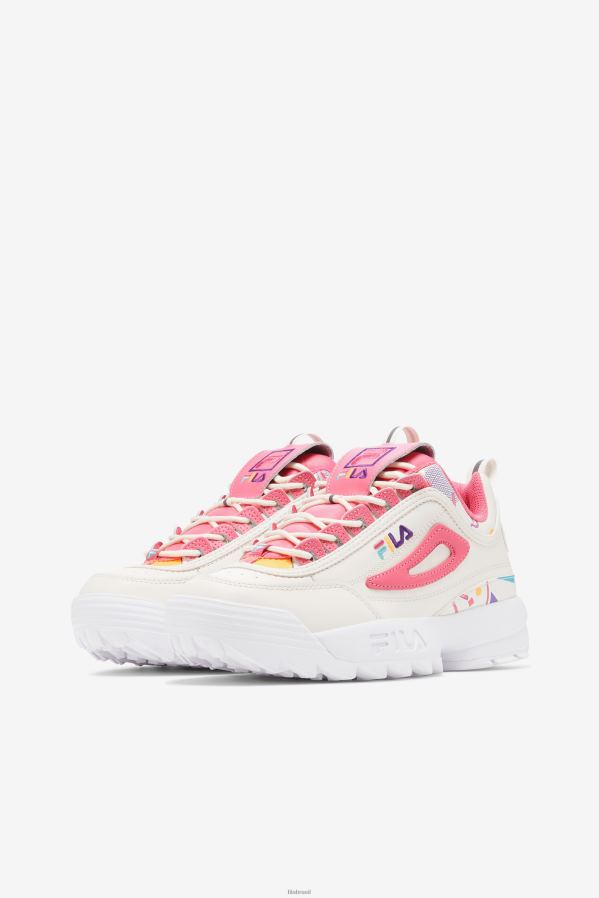 gardênia/azul/goma de mascar FILA fila disruptor 2 premium feminino gardênia/azul/bubblegum HXJFD1233