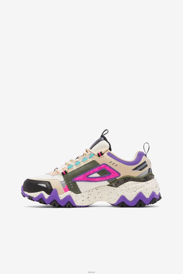 gardênia/tomilho/roxo FILA fila gardênia/tomilho/roxo feminino oakmont tr HXJFD1263