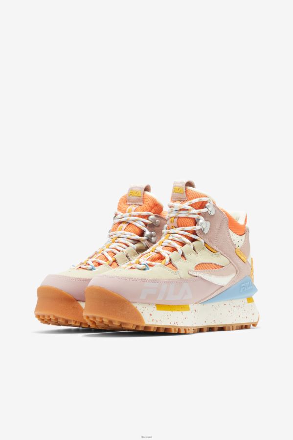 laranja/cinza/branco FILA renno multi trekking feminino fila laranja/cinza/branco HXJFD1205