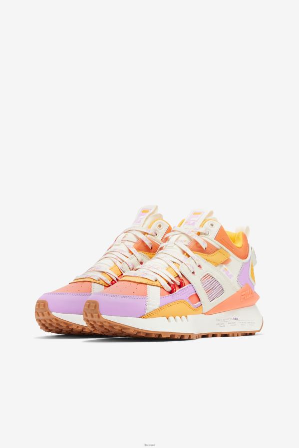 laranja/pétala de açafrão/gardênia FILA espectro feminino laranja/pétala de açafrão/gardênia fila HXJFD1217