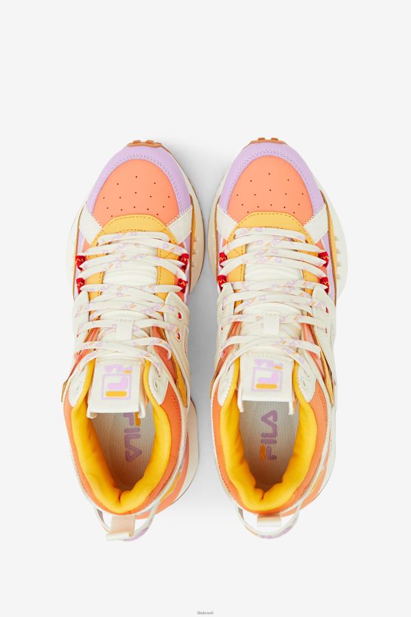 laranja/pétala de açafrão/gardênia FILA espectro feminino laranja/pétala de açafrão/gardênia fila HXJFD1217