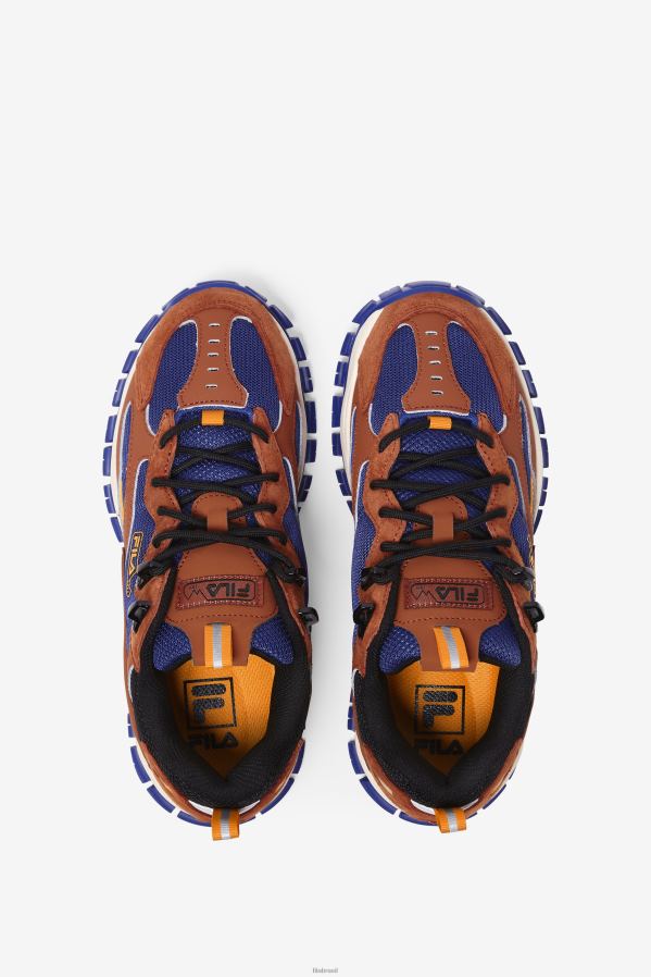 marrom bombaim/azul/cru FILA fila feminino ray tracer tr 2 bombay brown/blue/ecru HXJFD1315