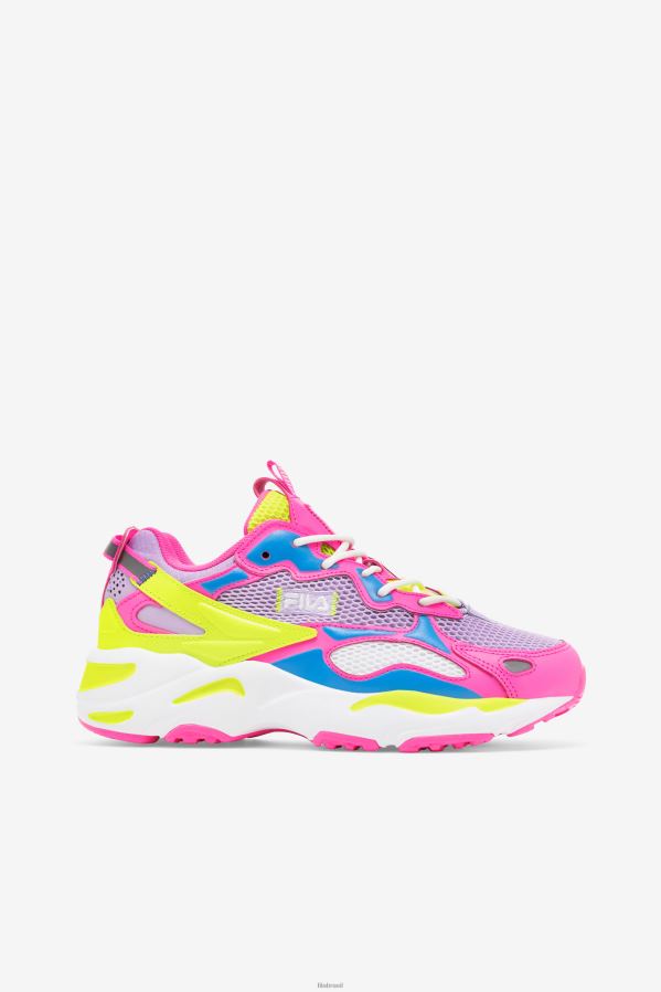 pétala de açafrão/rosa/amarelo FILA pétala de açafrão/rosa/amarelo ray tracer apex fila feminino HXJFD1254