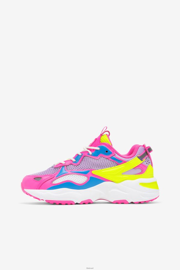 pétala de açafrão/rosa/amarelo FILA pétala de açafrão/rosa/amarelo ray tracer apex fila feminino HXJFD1254