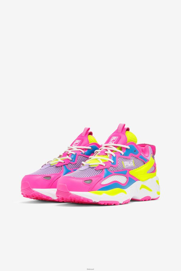 pétala de açafrão/rosa/amarelo FILA pétala de açafrão/rosa/amarelo ray tracer apex fila feminino HXJFD1254