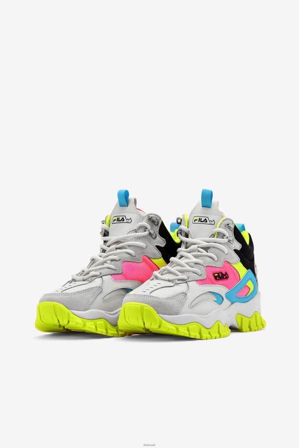 peixe branco/preto/azul FILA fila ray tracer tr 2 mid feminino branco/preto/azul HXJFD1227