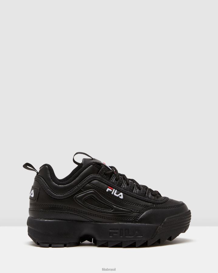 preto FILA fila disruptor ii feminino preto HXJFD3006
