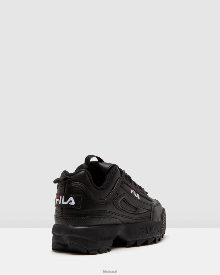 preto FILA fila disruptor ii feminino preto HXJFD3006
