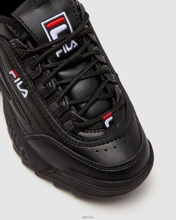 preto FILA fila disruptor ii feminino preto HXJFD3006