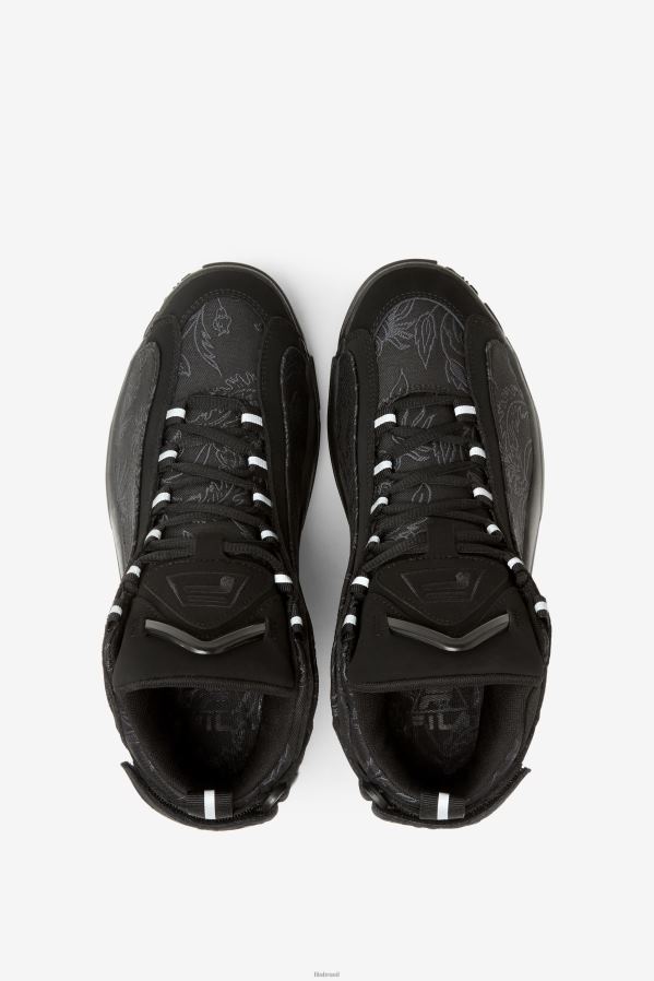 preto FILA fila grant hill 2 floral jacquard feminino preto HXJFD1266