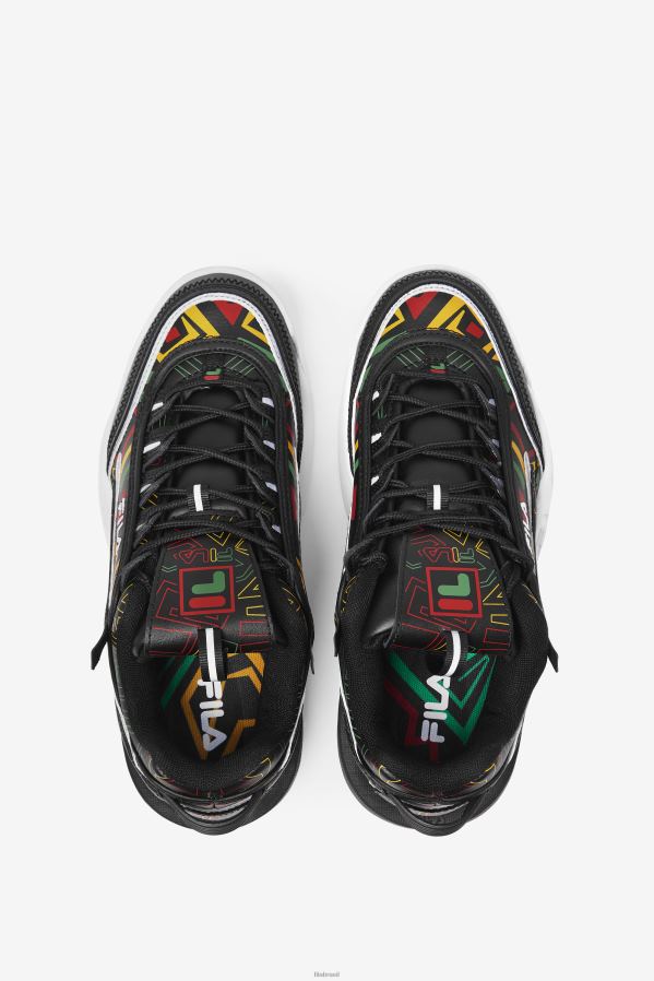 preto/jujuba/limão FILA fila disruptor 2 exp feminino preto/jelly bean/limão HXJFD1252
